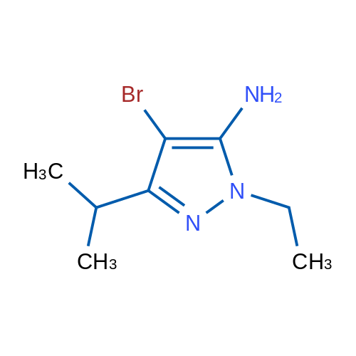 4-Bromo-1-ethyl-3-isopropyl-1H-pyrazol-5-amine 1g