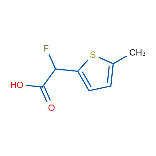 2-Fluoro-2-(5-methylthiophen-2-yl)acetic acid 1g