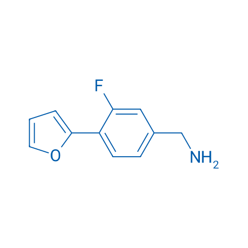 (3-Fluoro-4-(furan-2-yl)phenyl)methanamine 250mg