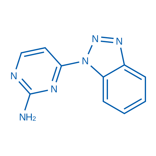 4-(1H-1,2,3-Benzotriazol-1-yl)pyrimidin-2-amine 100mg