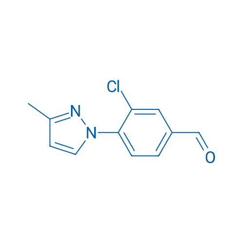 3-Chloro-4-(3-methyl-1h-pyrazol-1-yl)benzaldehyde 1g