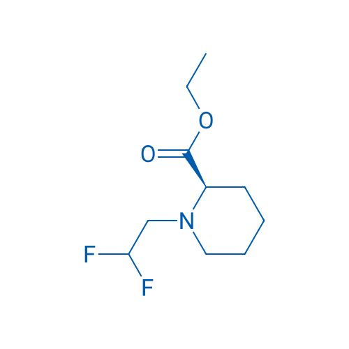 Rac-ethyl (2R)-1-(2,2-difluoroethyl)piperidine-2-carboxylate 100mg