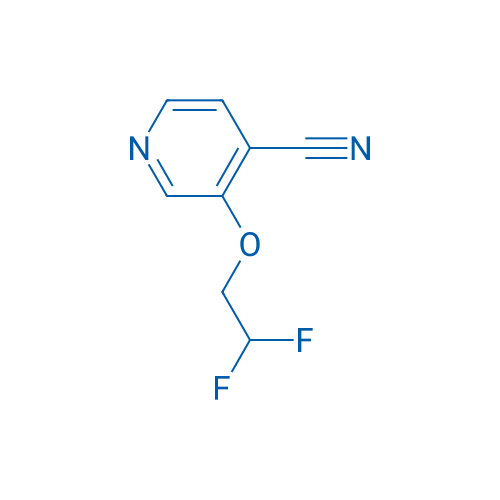 4-Pyridinecarbonitrile, 3-(2,2-difluoroethoxy)- 10g