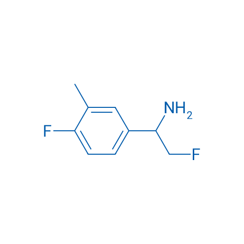 2-Fluoro-1-(4-fluoro-3-methylphenyl)ethan-1-amine 1g