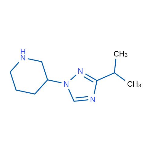 3-(3-Isopropyl-1H-1,2,4-triazol-1-yl)piperidine 1g