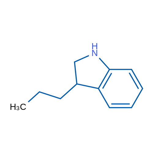 3-Propyl-2,3-dihydro-1H-indole 1g