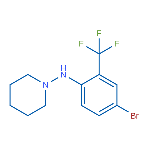 N-(4-Bromo-2-(trifluoromethyl)phenyl)piperidin-1-amine 1g
