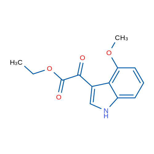 Ethyl 2-(4-methoxy-1H-indol-3-yl)-2-oxoacetate 1g