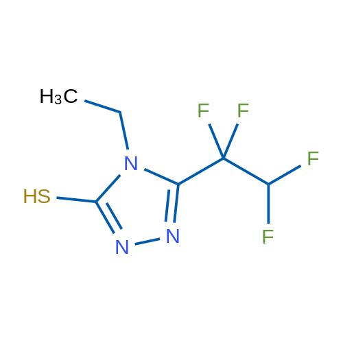 4-Ethyl-5-(1,1,2,2-tetrafluoroethyl)-4h-1,2,4-triazole-3-thiol 1g