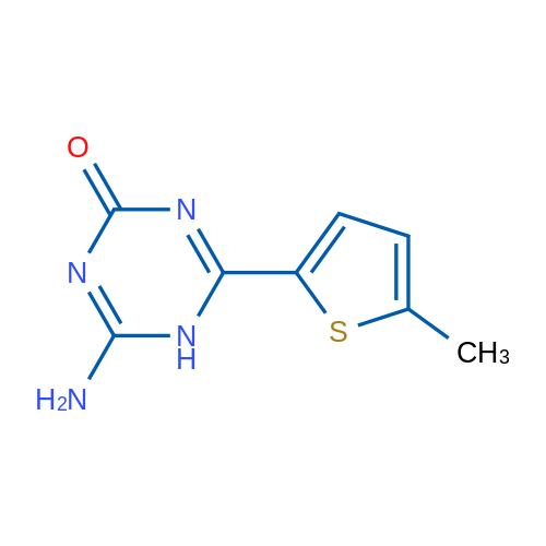 4-Amino-6-(5-methylthiophen-2-yl)-2,5-dihydro-1,3,5-triazin-2-one 1g