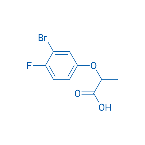 2-(3-Bromo-4-fluorophenoxy)propanoic acid 1g