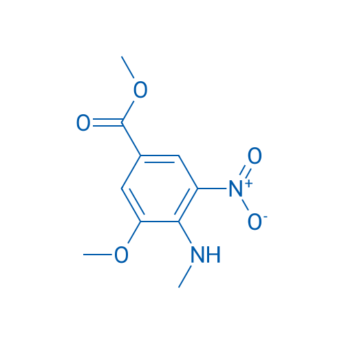 Methyl 3-methoxy-4-(methylamino)-5-nitrobenzoate 250mg