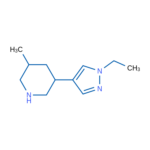 3-(1-Ethyl-1h-pyrazol-4-yl)-5-methylpiperidine 1g
