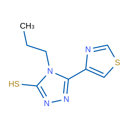 4-Propyl-5-(1,3-thiazol-4-yl)-4h-1,2,4-triazole-3-thiol 1g