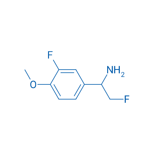 2-Fluoro-1-(3-fluoro-4-methoxyphenyl)ethan-1-amine 1g