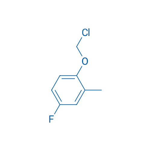 1-(Chloromethoxy)-4-fluoro-2-methylbenzene 1g