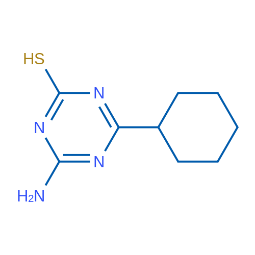 4-Amino-6-cyclohexyl-1,3,5-triazine-2-thiol 1g