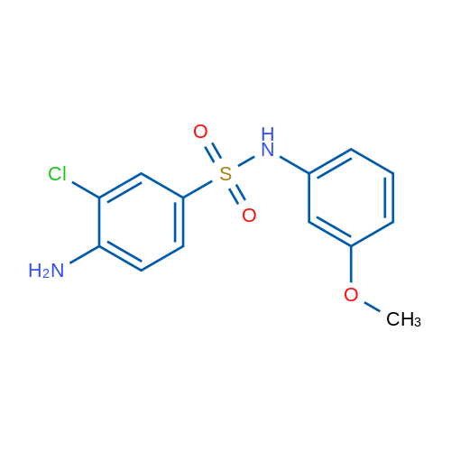 4-Amino-3-chloro-N-(3-methoxyphenyl)benzenesulfonamide 1g