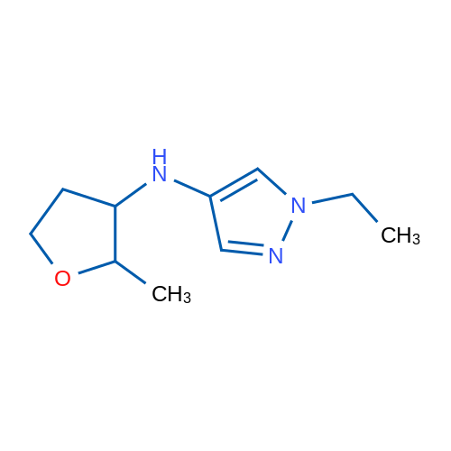 1-Ethyl-N-(2-methyloxolan-3-yl)-1H-pyrazol-4-amine 1g