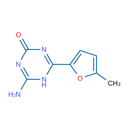 4-Amino-6-(5-methylfuran-2-yl)-2,5-dihydro-1,3,5-triazin-2-one 1g