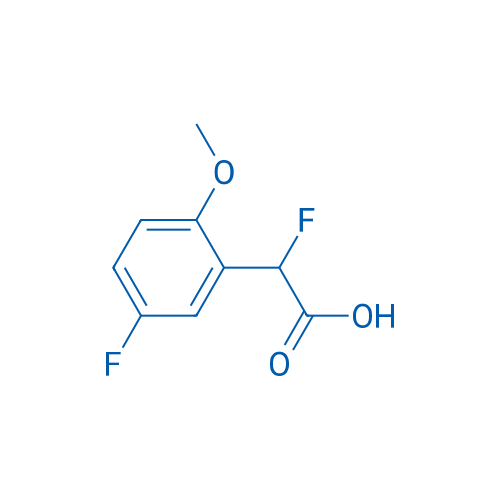 2-Fluoro-2-(5-fluoro-2-methoxyphenyl)acetic acid 1g