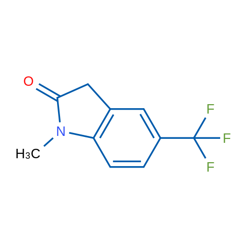 1-Methyl-5-(trifluoromethyl)indolin-2-one 1g