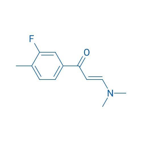 3-(Dimethylamino)-1-(3-fluoro-4-methylphenyl)prop-2-en-1-one 1g