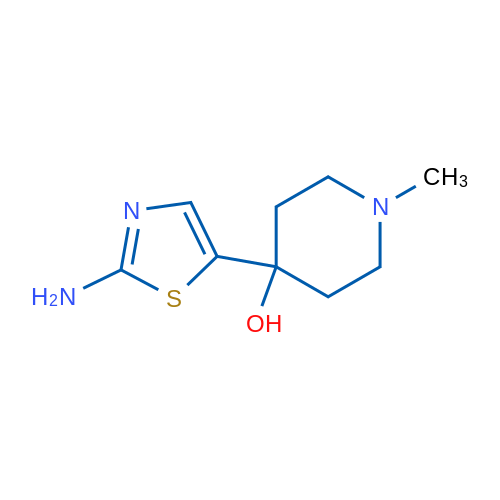 4-(2-Amino-1,3-thiazol-5-yl)-1-methylpiperidin-4-ol 1g