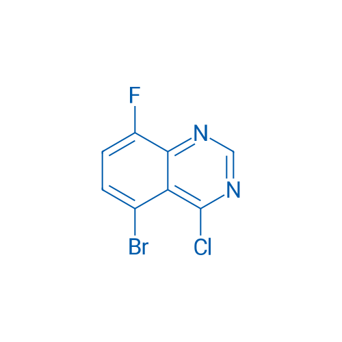 5-Bromo-4-chloro-8-fluoroquinazoline 250mg