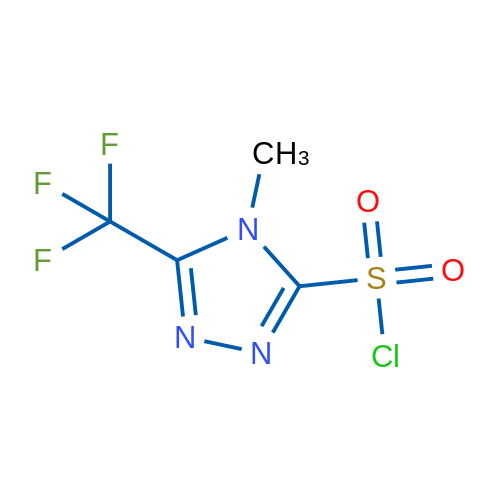 4-Methyl-5-(trifluoromethyl)-4H-1,2,4-triazole-3-sulfonyl chloride 1g