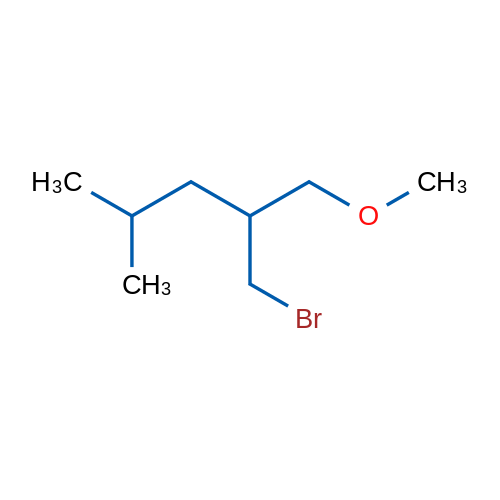 2-(Bromomethyl)-1-methoxy-4-methylpentane 1g