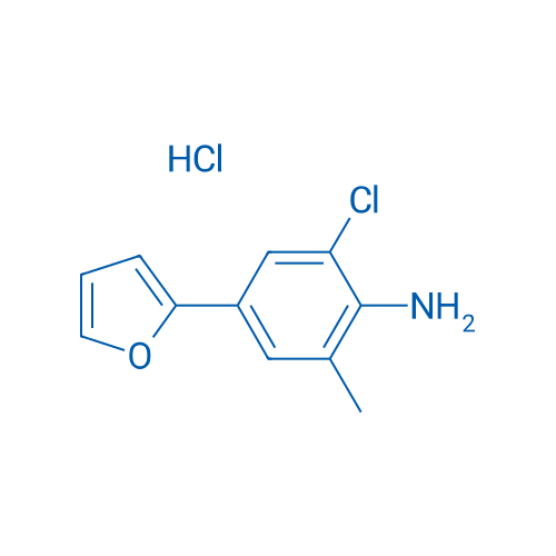 2-Chloro-4-(furan-2-yl)-6-methylaniline hydrochloride 1g