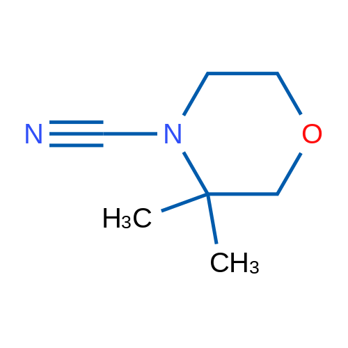 3,3-Dimethylmorpholine-4-carbonitrile 1g