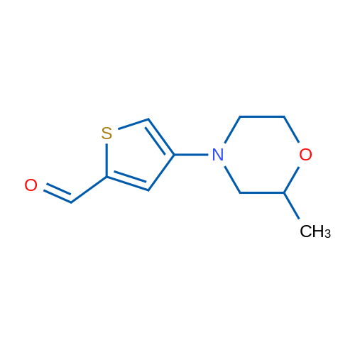 4-(2-Methylmorpholin-4-yl)thiophene-2-carbaldehyde 1g
