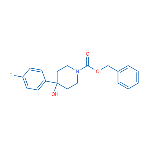Benzyl 4-(4-fluorophenyl)-4-hydroxypiperidine-1-carboxylate 1g