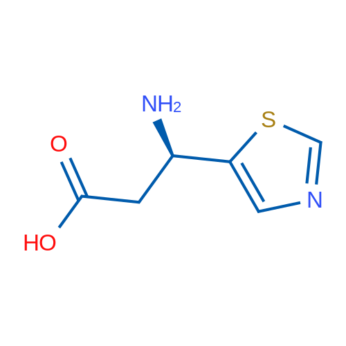 (3R)-3-amino-3-(1,3-thiazol-5-yl)propanoic acid 1g