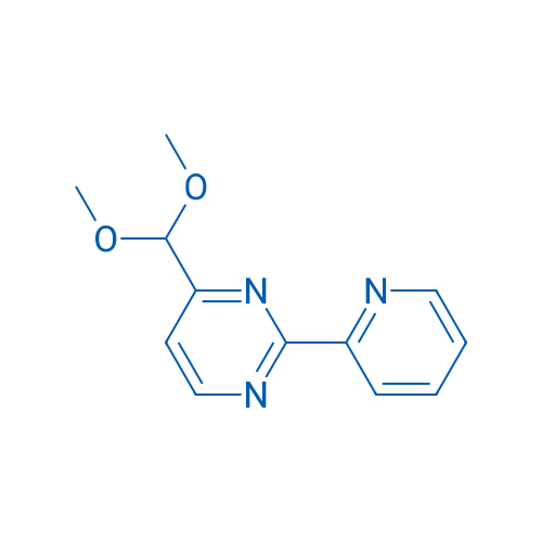 4-(Dimethoxymethyl)-2-(pyridin-2-yl)pyrimidine 1g