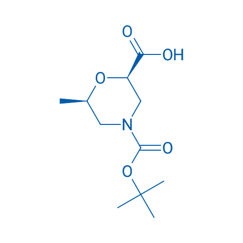 (2R,6R)-4-(tert-Butoxycarbonyl)-6-methylmorpholine-2-carboxylic acid 50mg