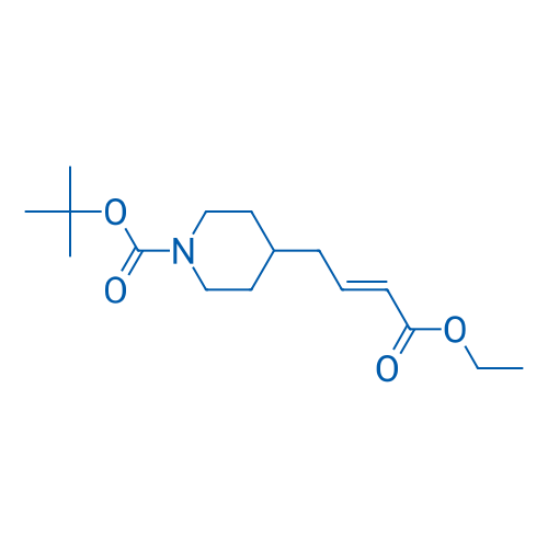 tert-Butyl 4-(4-ethoxy-4-oxobut-2-en-1-yl)piperidine-1-carboxylate 250mg