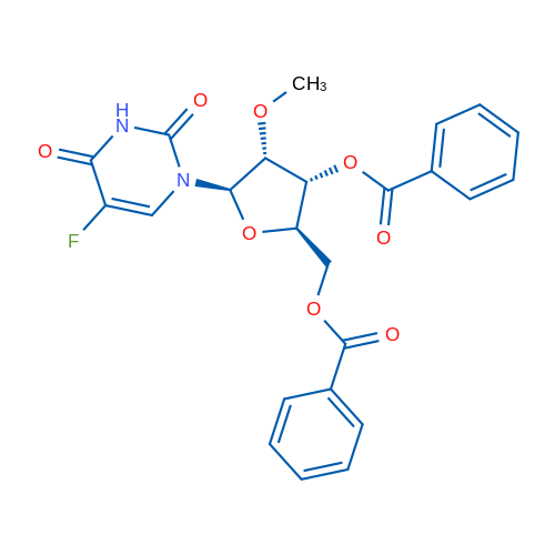 3',5'-DI-o-benzoyl-5-fluoro-2'-o-methyluridine 100mg