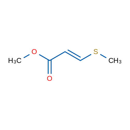 Methyl 3-(methylsulfanyl)prop-2-enoate 1g