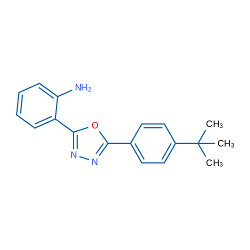 2-(5-(4-(tert-Butyl)phenyl)-1,3,4-oxadiazol-2-yl)aniline 1g