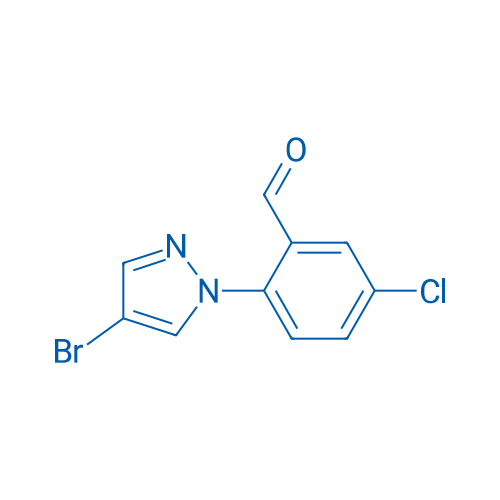 2-(4-Bromo-1H-pyrazol-1-yl)-5-chlorobenzaldehyde 5g