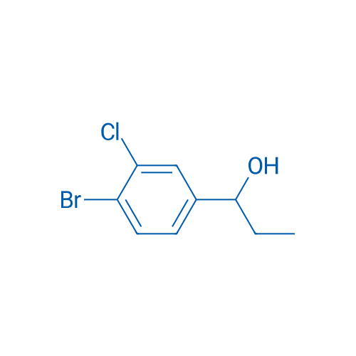 1-(4-bromo-3-chlorophenyl)propan-1-ol 250mg