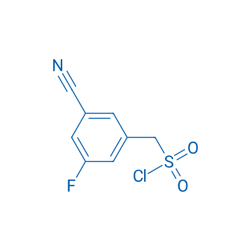 (3-Cyano-5-fluorophenyl)methanesulfonyl chloride 1g