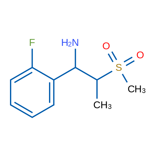 1-(2-Fluorophenyl)-2-(methylsulfonyl)propan-1-amine 1g