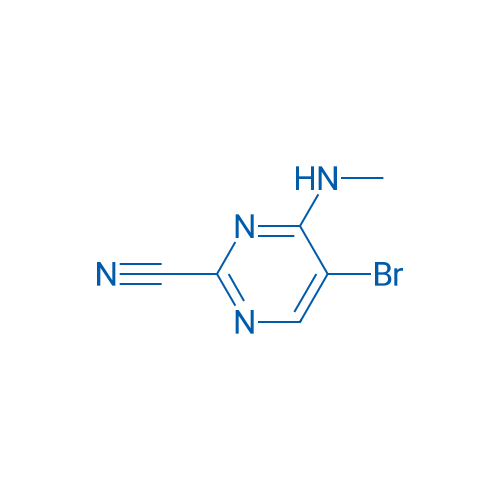 5-Bromo-4-(methylamino)pyrimidine-2-carbonitrile 1g