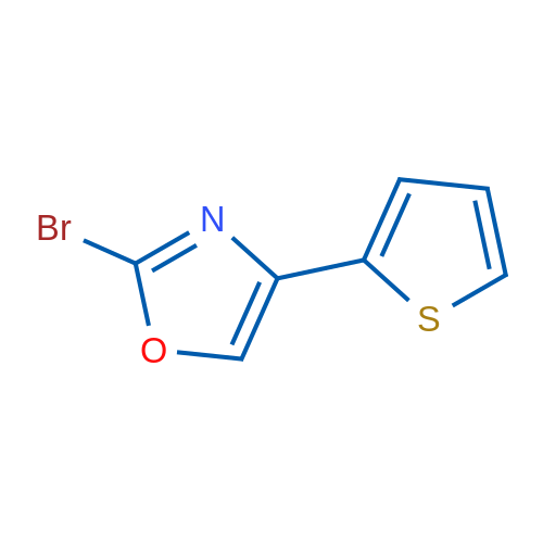 2-Bromo-4-(thiophen-2-yl)oxazole 1g