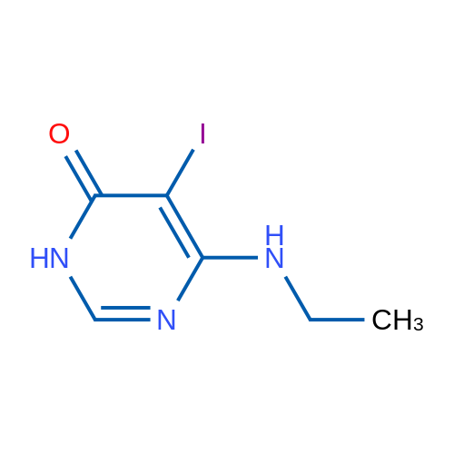 6-(Ethylamino)-5-iodopyrimidin-4(3H)-one 1g