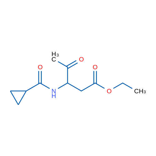 Ethyl 3-(cyclopropanecarboxamido)-4-oxopentanoate 1g